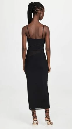 Alternative view of Cheapest ✨ Wholesale 😉 AFRM Benassi 👗 👗 Dress Noir 🧨 🎉