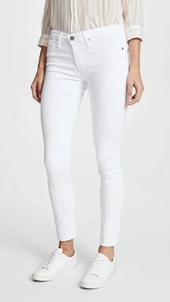 Cheapest 😍 Discount 😉 AG Legging Ankle 👖 👖 Jeans White 🧨 👍