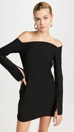 Discount ⭐ Best reviews of 🥰 Anna October Margot Mini 👗 👗 Dress Black 🔥 ✔️