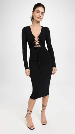 Best deal 🔔 Hot Sale 🎁 ASTR The Label Jovie 👗 👗 Dress Black 🎁 ⌛