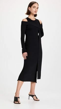 Buy 😍 Budget 🛒 Atoir Fallaway 👗 👗 Dress Black 😉 😍