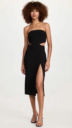 Flash Sale ✔️ Promo 🥰 Amanda Uprichard Kloss 👗 👗 Dress Black 🛒 💯