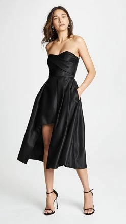 Flash Sale ❤️ Best Pirce 🔔 Black Halo Caine 👗 👗 Dress Black 👏 🥰