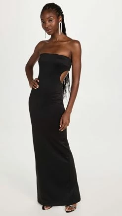 Cheap 🛒 Brand new 🛒 Black Halo Chana Gown Black ⌛ ⌛