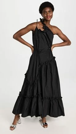 Top 10 🔔 Outlet 🥰 BROGGER Robyn Gown Black 😀 ✔️