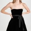 Discount ⌛ Best Sale 😍 Cara Cara Veronica 👗 👗 Dress Black Velvet 🌟 🛒