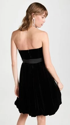 Discount ⌛ Best Sale 😍 Cara Cara Veronica 👗 👗 Dress Black Velvet 🌟 🛒 -ALC shop ccara3010114416 1663177188842 2 0. UX540 . QL90