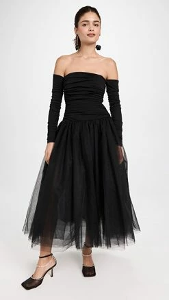 Promo 😉 Cheapest 🎁 Cinq à Sept Wells 👗 👗 Dress Black 🌟 🥰