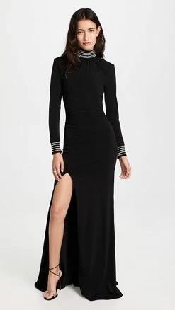 Coupon 🎉 Flash Sale 🧨 Cinq à Sept Izzy Gown Black 🔥 ⭐