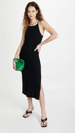 Outlet 💯 Best deal 😉 FRAME Cami Tank 👗 👗 Dress Noir 🌟 ❤️