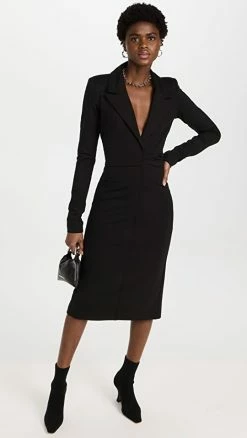 Best Sale 🛒 Best deal 🧨 GAUGE81 Moata Long 👗 👗 Dress Black 🌟 💯