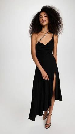 Top 10 ✨ Best Pirce 👏 Giuseppe Di Morabito Chain 👗 👗 Dress Black ✔️ 🥰