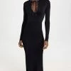 Discount ⌛ Outlet ⌛ JoosTricot Midi Tie 👗 👗 Dress Navy + Black ⌛ ⌛