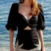 Discount 🧨 Best Sale 🌟 Johanna Ortiz Simple Pleasures Mini 👗 👗 Dress Black ⌛ 💯