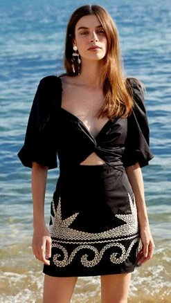 Discount 𧨠Best Sale π Johanna Ortiz Simple Pleasures Mini π π Dress Black β π―