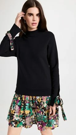 Outlet ❤️ Buy 🔔 La Double J Sporty 👗 👗 Dress T. Unita Nero 😍 🌟