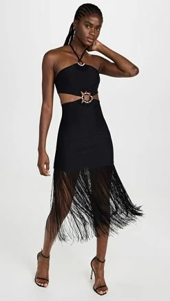 Alternative view of Deals ⭐ Cheap ❤️ Leslie Amon Sol 👗 👗 Dress Black 🧨 😀