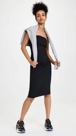 New 🎁 Discount 🔥 Le Ore Trento Tube 👗 👗 Dress Black 👏 ✨