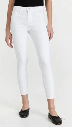 Flash Sale π Brand new β L'AGENCE Margot Skinny π π Jeans Blanc π§₯ π§₯ Coated π₯° π