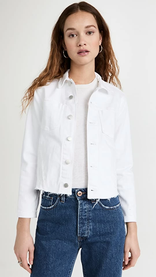 Outlet π Best Sale π₯ L'AGENCE Janelle Slim Jacket Blanc π π€© 1 Outlet π Best Sale π₯ L'AGENCE Janelle Slim Jacket Blanc π π€©