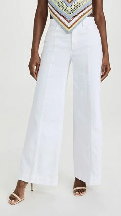 Best Sale βοΈ Brand new π₯° L'AGENCE Sandy High Rise Wide Leg π π Jeans Blanc π β¨