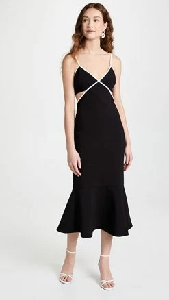 Deals ❤️ Discount ✨ LIKELY Adabell 👗 👗 Dress Black/White 🌟 🛒