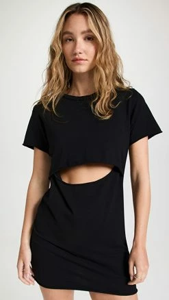 Promo ✔️ Best reviews of 🧨 LNA Dillon Tee 👗 👗 Dress Black 😀 😀