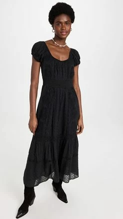 Promo 🎉 New ⭐ LoveShackFancy Vernon 👗 👗 Dress Black 🎉 ❤️