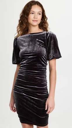 Coupon π Best Pirce π Scotch & Soda Fitted Short Sleeved π π Dress Black Bean 𧨠β€οΈ