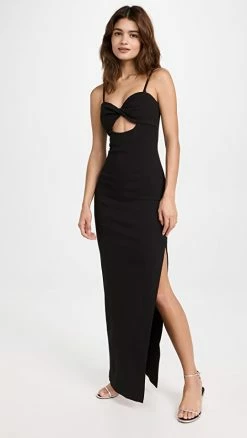 Wholesale β Best Sale π MISHA Ethel Gown Black π β¨