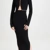 Promo ✔️ Deals 😉 Nanushka Kaida 👗 👗 Dress Matte Black 🎉 ⭐