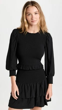 Outlet 😀 Flash Sale 🎉 Nation LTD Abby Demure Party 👗 👗 Dress Jet Black 😀 🤩