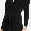 Cheapest 🔥 Outlet 🥰 Norma Kamali Mini Tie Front 👗 👗 Dress Black 🥰 👏