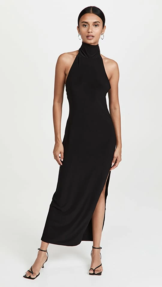 Outlet 𧨠Deals π₯° Norma Kamali Halter Turtle Side Slit Gown Black π₯° π 1 Outlet 𧨠Deals π₯° Norma Kamali Halter Turtle Side Slit Gown Black π₯° π