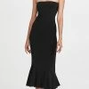 New 🧨 Hot Sale 😍 Norma Kamali Strapless Fishtail 👗 👗 Dress Black 🌟 👏
