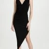 Wholesale 🤩 Best Sale 💯 Norma Kamali Tara Side Drape Gown Black 🤩 🌟