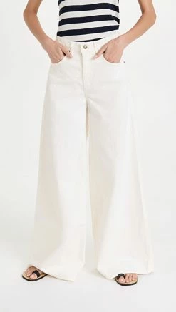 Top 10 ✔️ New ✨ Nili Lotan Josette 👖 👖 Jeans Cream Wash 🔥 🔔