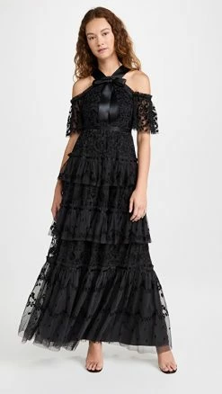 Deals π Flash Sale π Needle & Thread Primrose Gown Graphite π βοΈ
