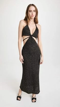 Budget ⌛ New ✨ Peixoto Oliver 👗 👗 Dress Onyx Knit 👍 🌟