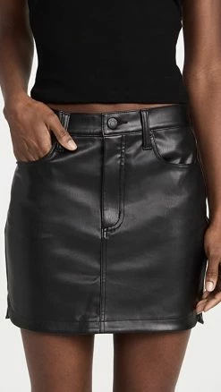 Discount ❤️ New 🎁 Pistola Denim Rumi Miniskirt Slate Black 😍 🔥