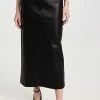 Best deal 🌟 Discount 🔥 Pixie Market Yve Maxi Faux Leather 👗 👗 Skirt Black 🔥 🔔