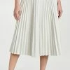 Flash Sale ⌛ Wholesale 💯 Proenza Schouler White Label Faux Leather Pleated 👗 👗 Skirt Off White 🎁 💯