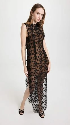 Discount 🌟 Buy 😉 Rumer Rosella Maxi 👗 👗 Dress Black 🎁 ❤️