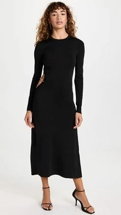 Buy ❤️ Brand new 😀 Rebecca Vallance Jayde Knit 👗 👗 Dress Black ⌛ 🛒