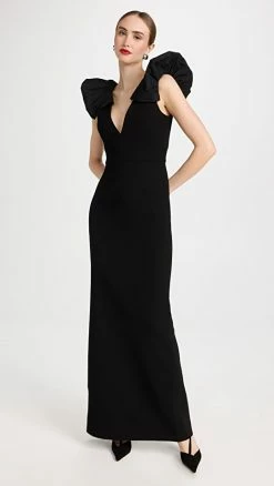 Cheapest ⭐ Best Sale ✨ Rebecca Vallance Katie Gown Black ⭐ ⌛