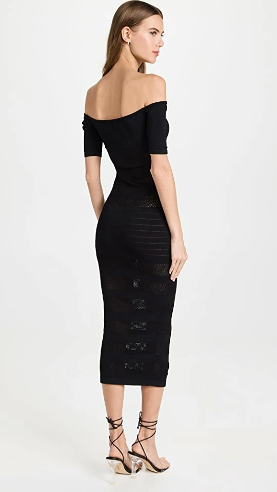 New π― Brand new π Sergio Hudson Off Shoulder Short Sleeve π π Dress Black β¨ π₯° 2 New π― Brand new π Sergio Hudson Off Shoulder Short Sleeve π π Dress Black β¨ π₯° - Image 2