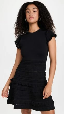 Wholesale 👍 Best reviews of 🌟 Shoshanna Sofie 👗 👗 Dress Jet 👍 🔥