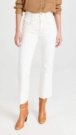 Cheap 👏 Best reviews of 😀 SLVRLAKE Frankie Double Yoke 👖 👖 Jeans Natural White ✔️ 🔔