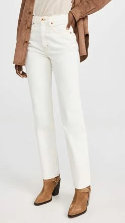 Hot Sale 🤩 Best deal 🧨 SLVRLAKE London 👖 👖 Jeans Natural White 💯 😉