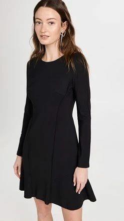 Best Pirce π Cheapest π Theory Seam Sculpt π π Dress Black π π